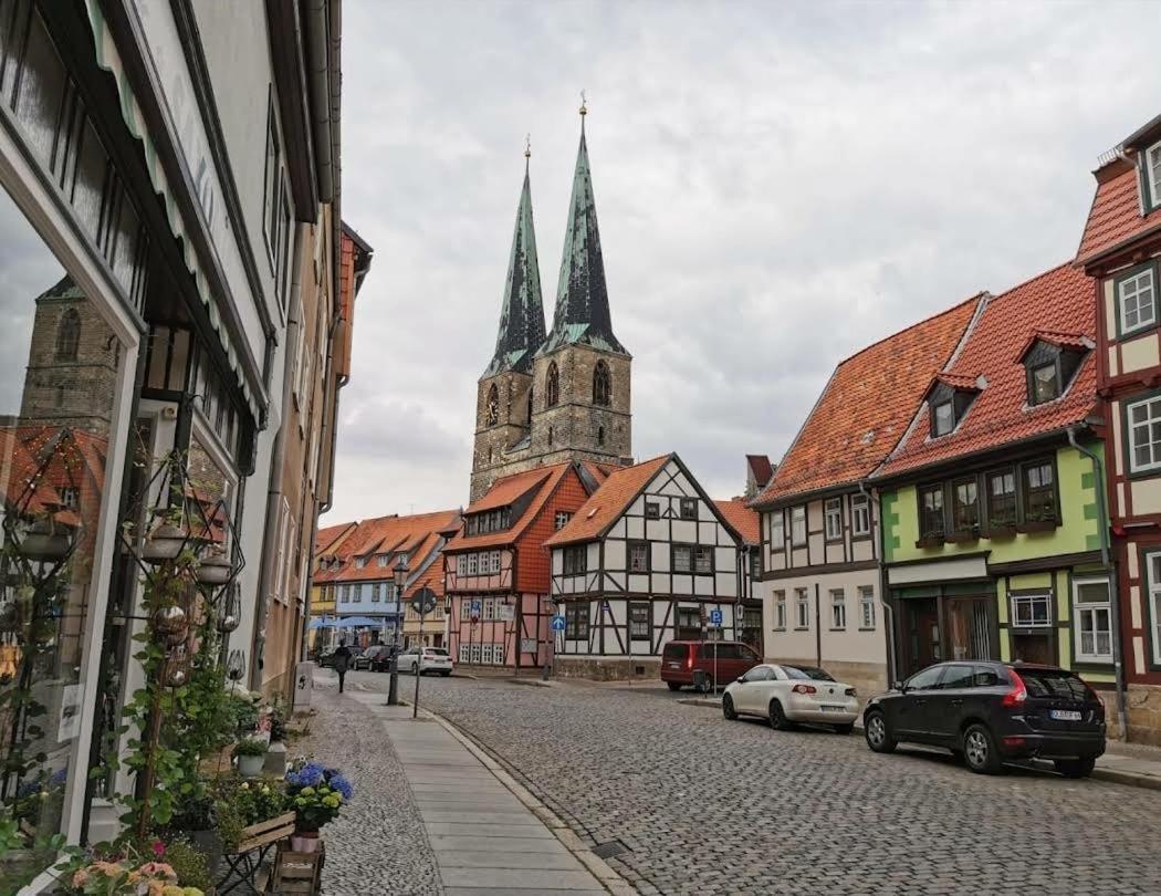Ferienwohnung Am Mathildenbrunnen klein Quedlinburg Exterior foto
